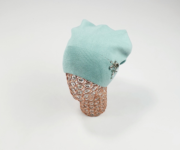 Шапка Эдеса флис арт.191122 Korkki жен. 56-58 (ментоловый)